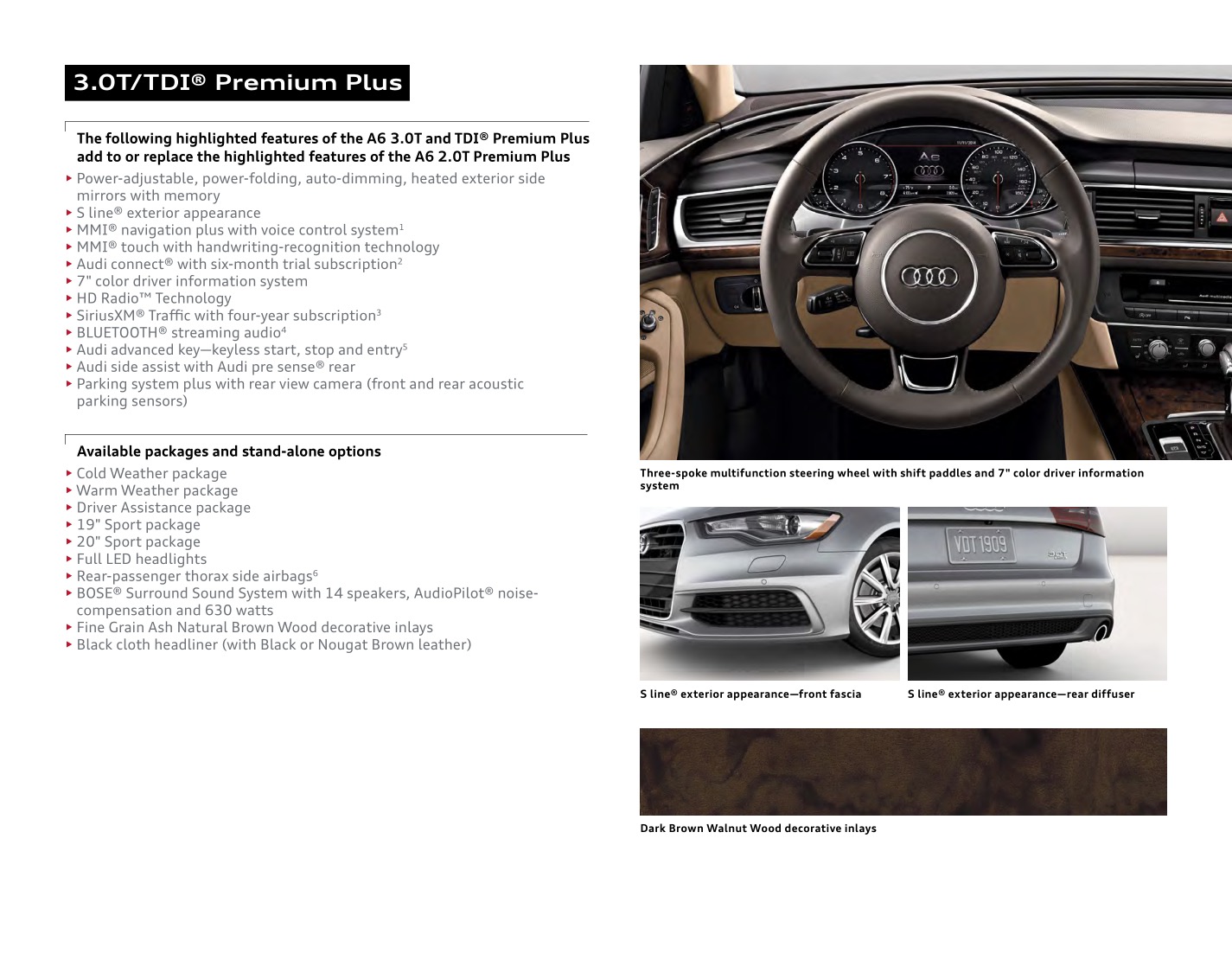 2015 Audi A6 Brochure Page 22